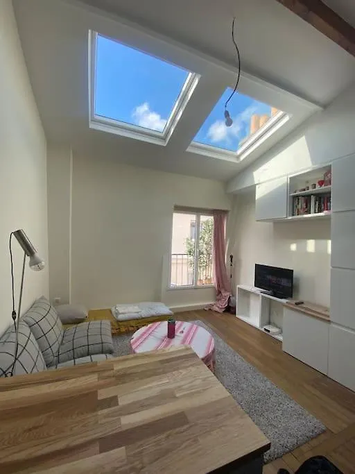 Loft Sous Les Toits En Plein Coeur De Montmartre! Apartment Paris 0*,