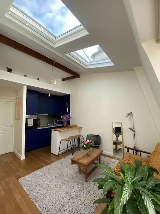 Loft Sous Les Toits En Plein Coeur De Montmartre! Apartment Paris